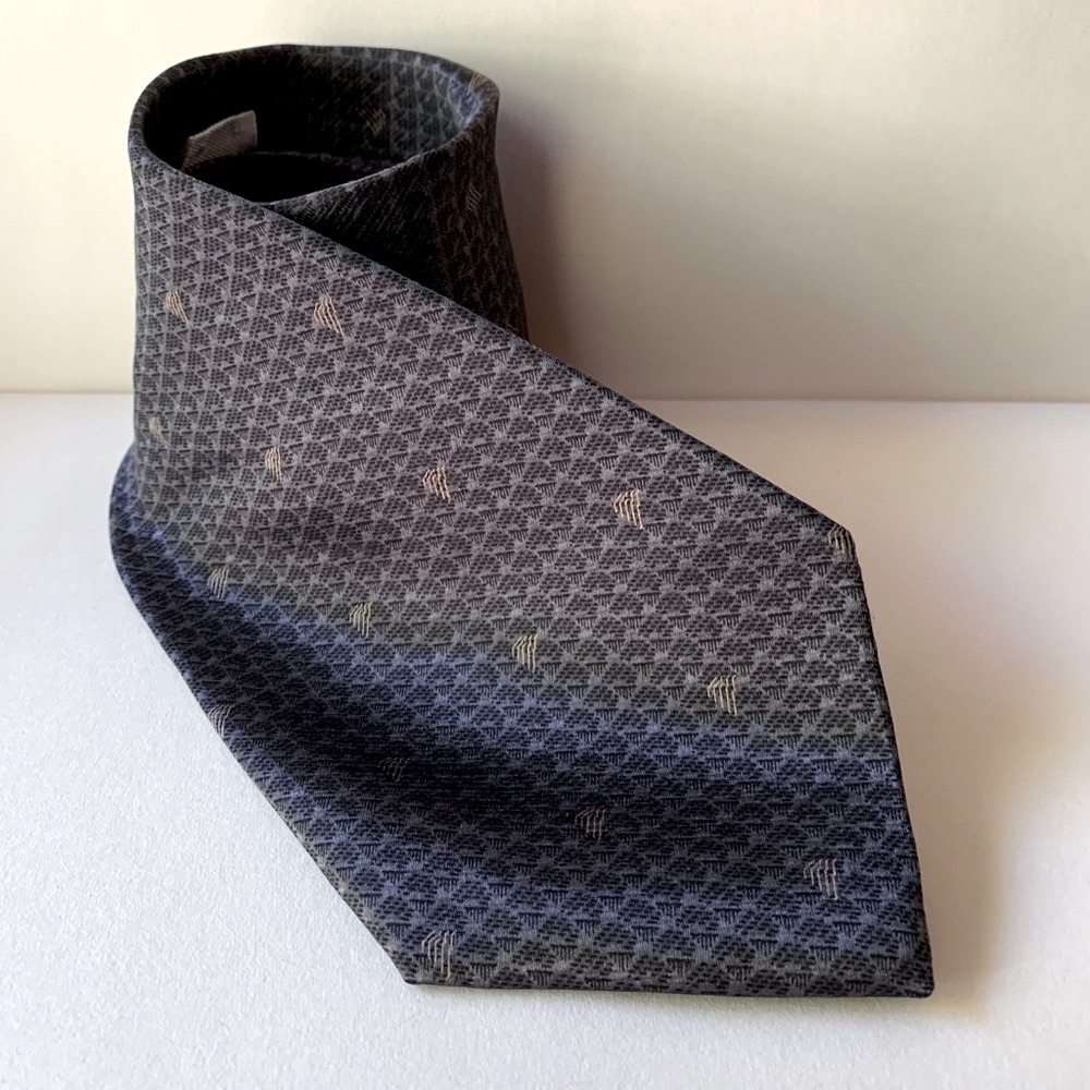 Louis Feraud Black tie, silk necktie